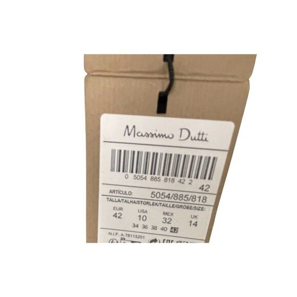 Massimo Dutti Womens Pants EU 42 US 10 Gray Wide-Leg Satin Trousers 5054/885 NWT - Picture 4 of 11